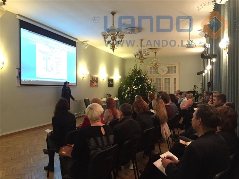 Irina Lando vadīja oratora meistarību Rīgā Tirdzniecības-rūpniecības kamerā. Oratora meistarība biznesam.